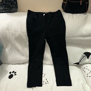 89th + Madison black stretchy dress pants 34” waist 💕
